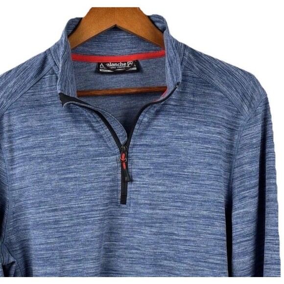 Avalanche Other - AVALANCHE Outdoor Supply Co Men’s Medium Blue 1/4 Zip Up Pullover Soft Stretch
